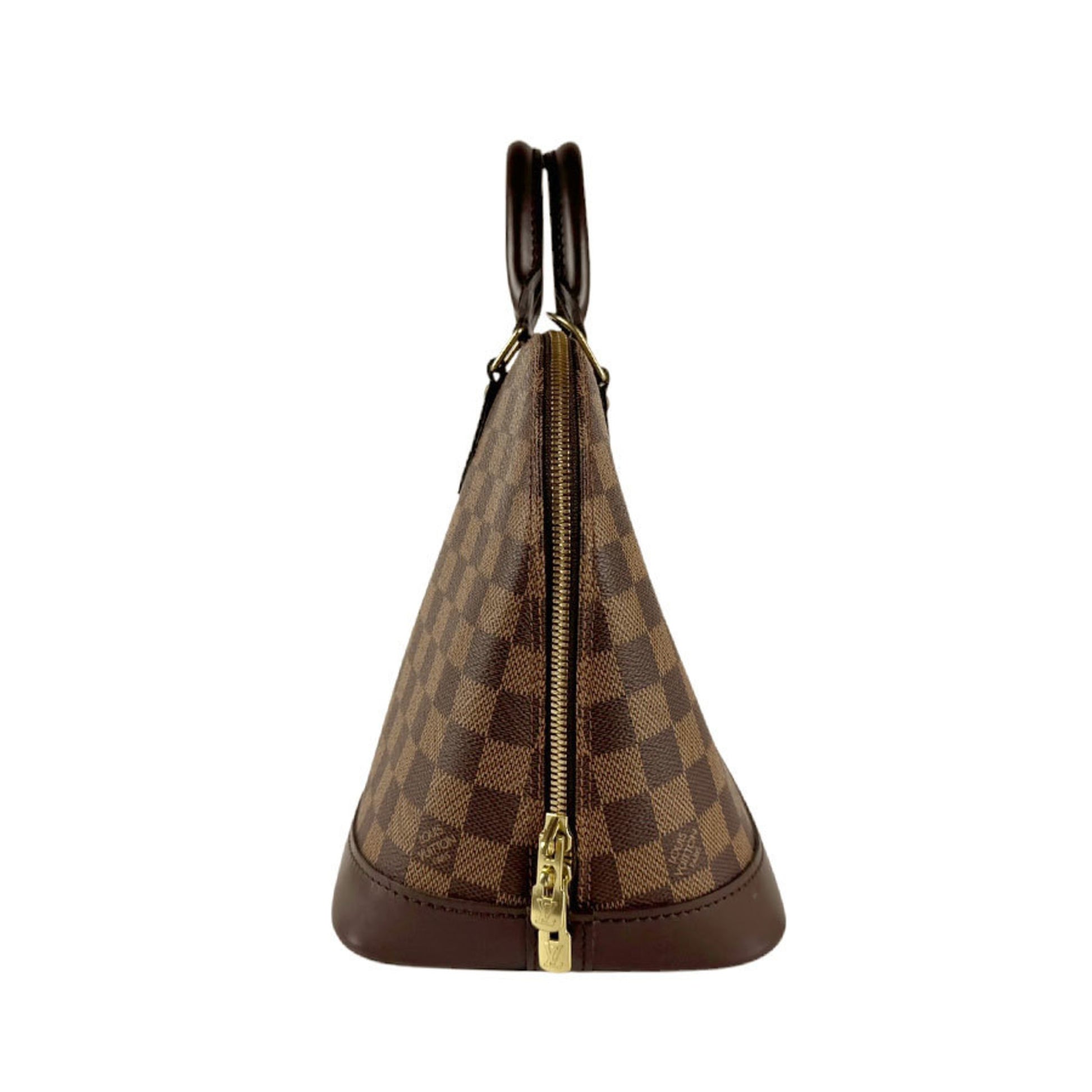 Louis Vuitton Alma, Brown, Canvas, handbag