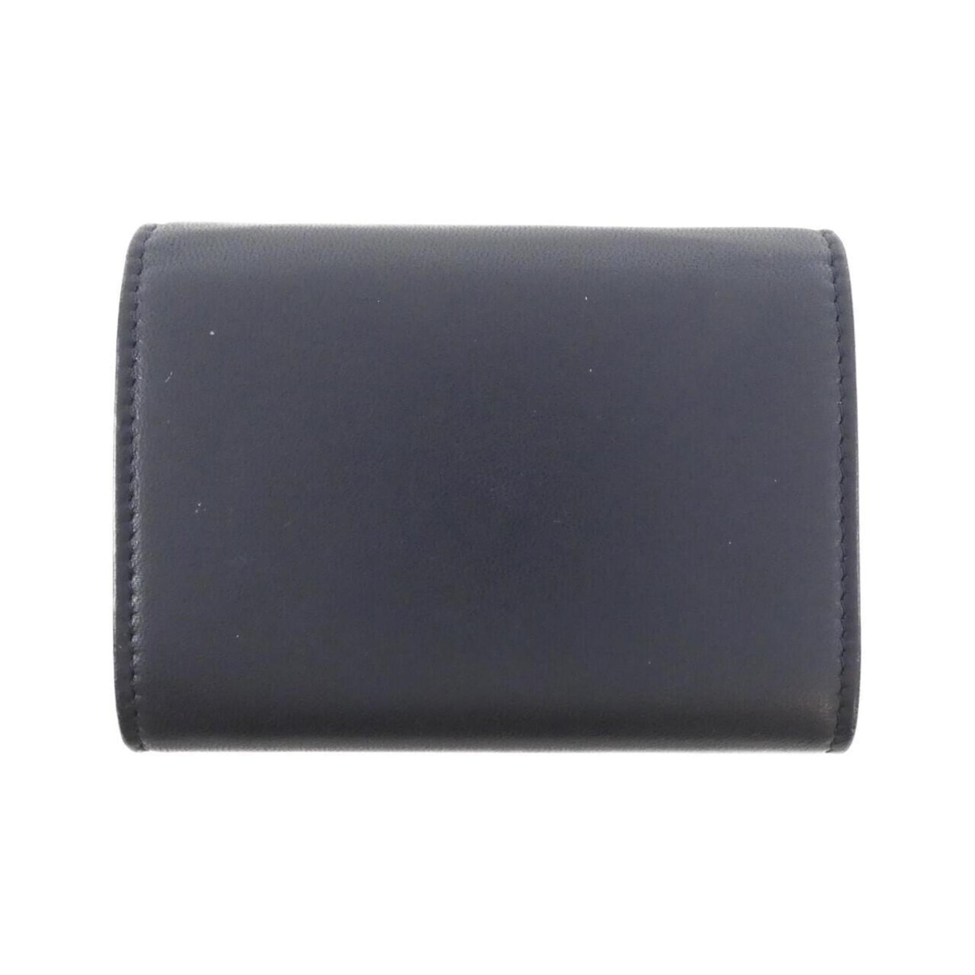 Chanel Porte monnaie, Navy, Leather, wallet