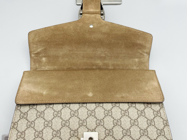 Gucci Dionysus, Beige, Canvas, handbag
