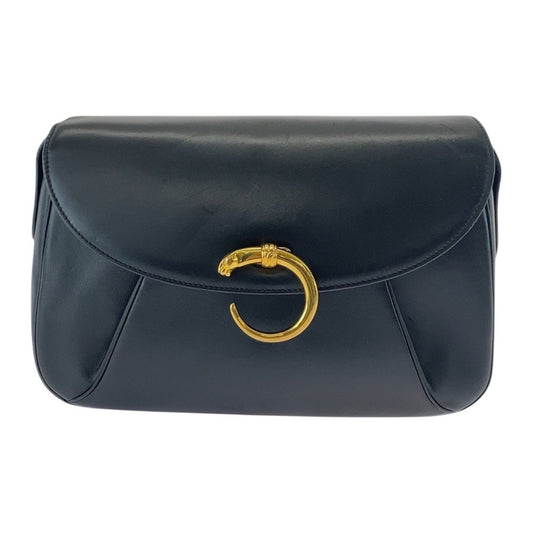 Cartier Panthère, Black, Leather, shoulder