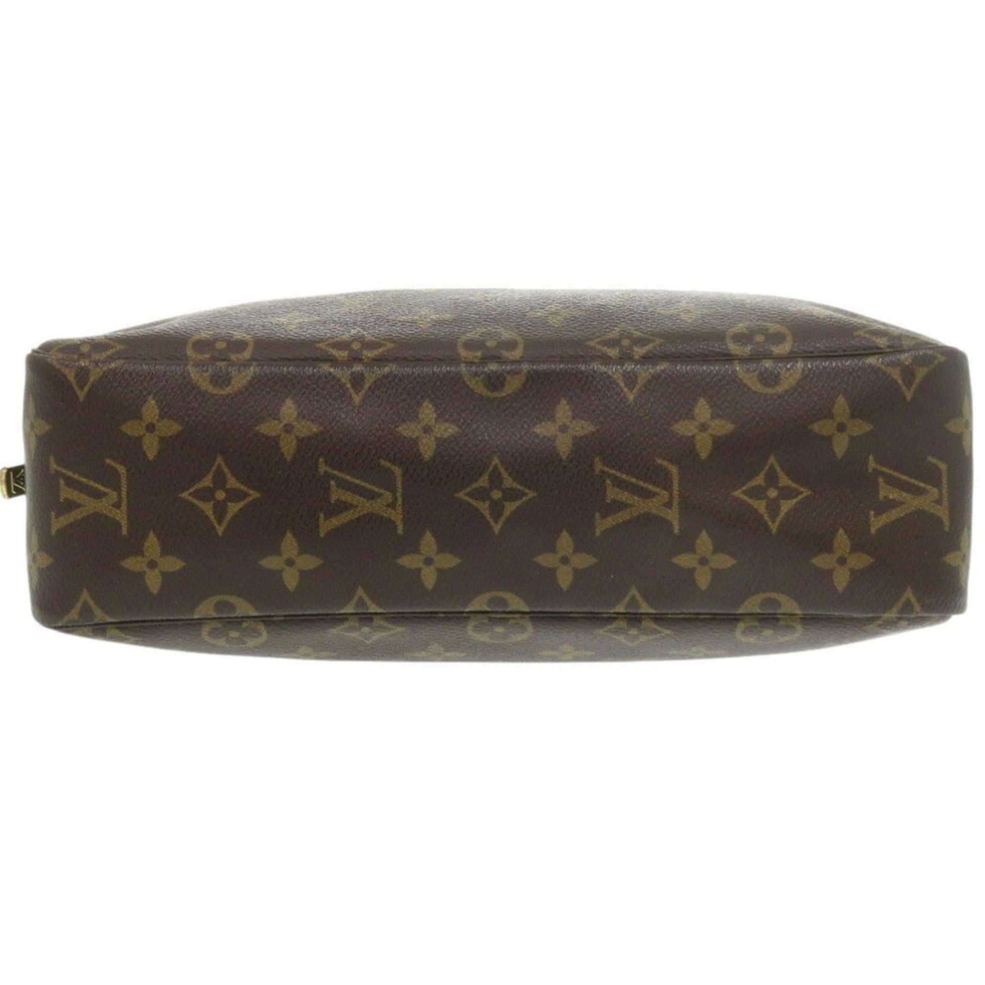 Louis Vuitton Trousse Toilette 28, Brown, Canvas, clutch
