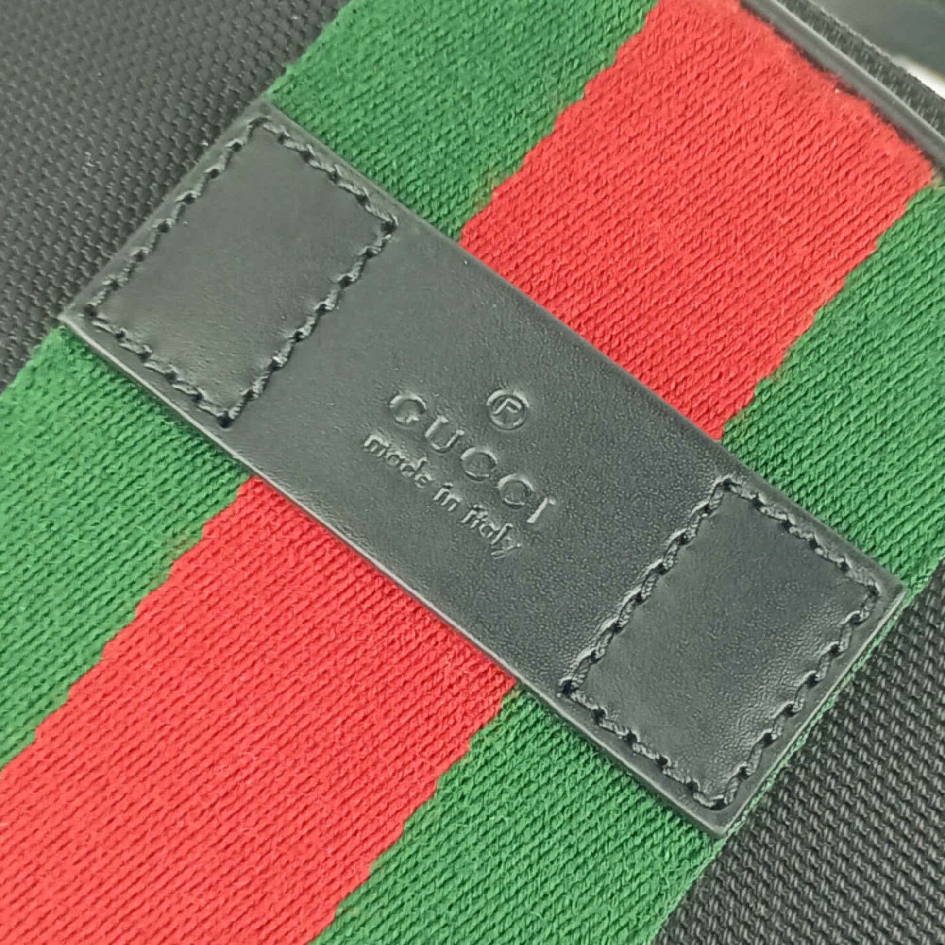 Gucci Ophidia, Black, Canvas, backpack