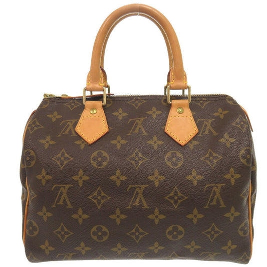 Louis Vuitton Speedy 25, Brown, Canvas, handbag