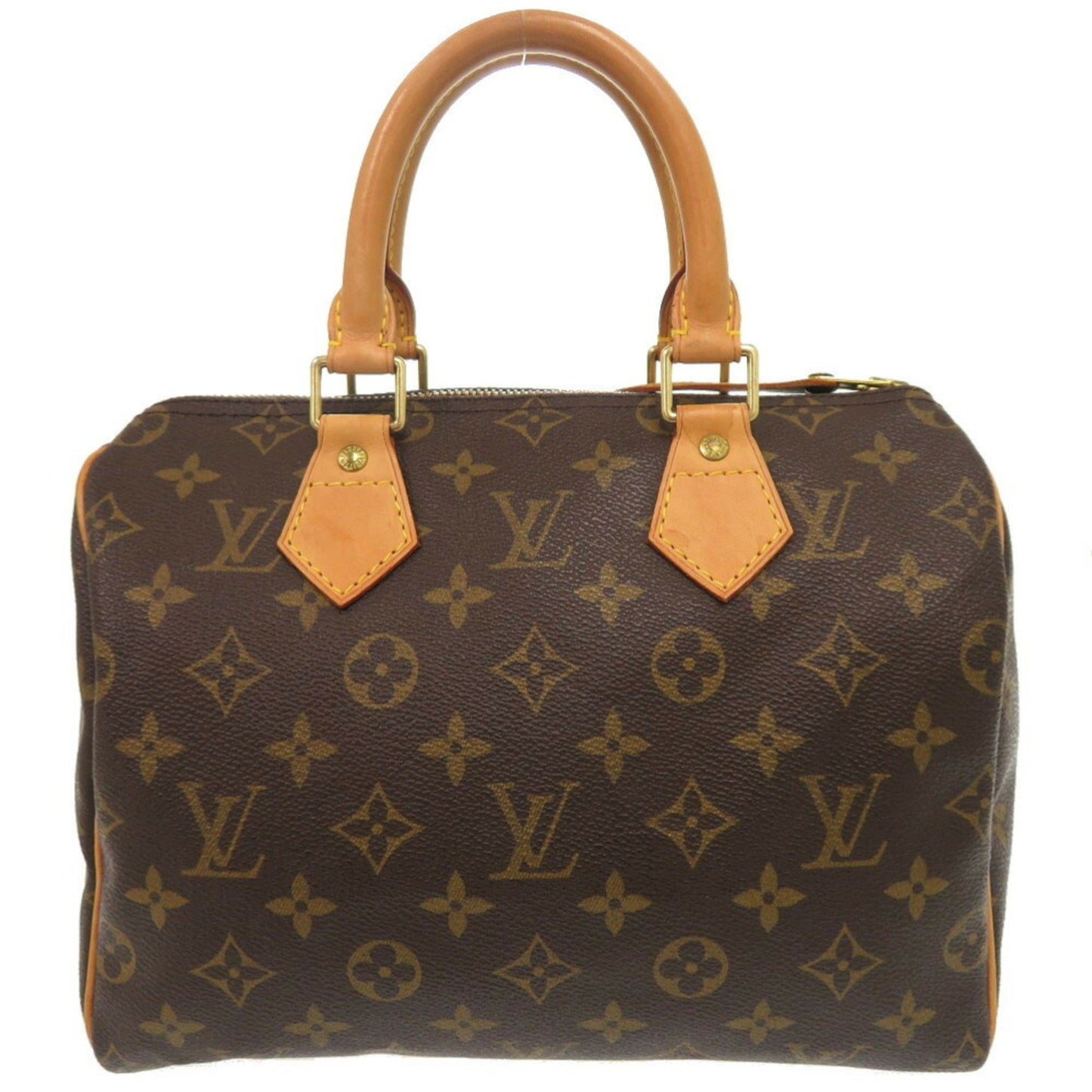Louis Vuitton Speedy 25, Brown, Canvas, handbag