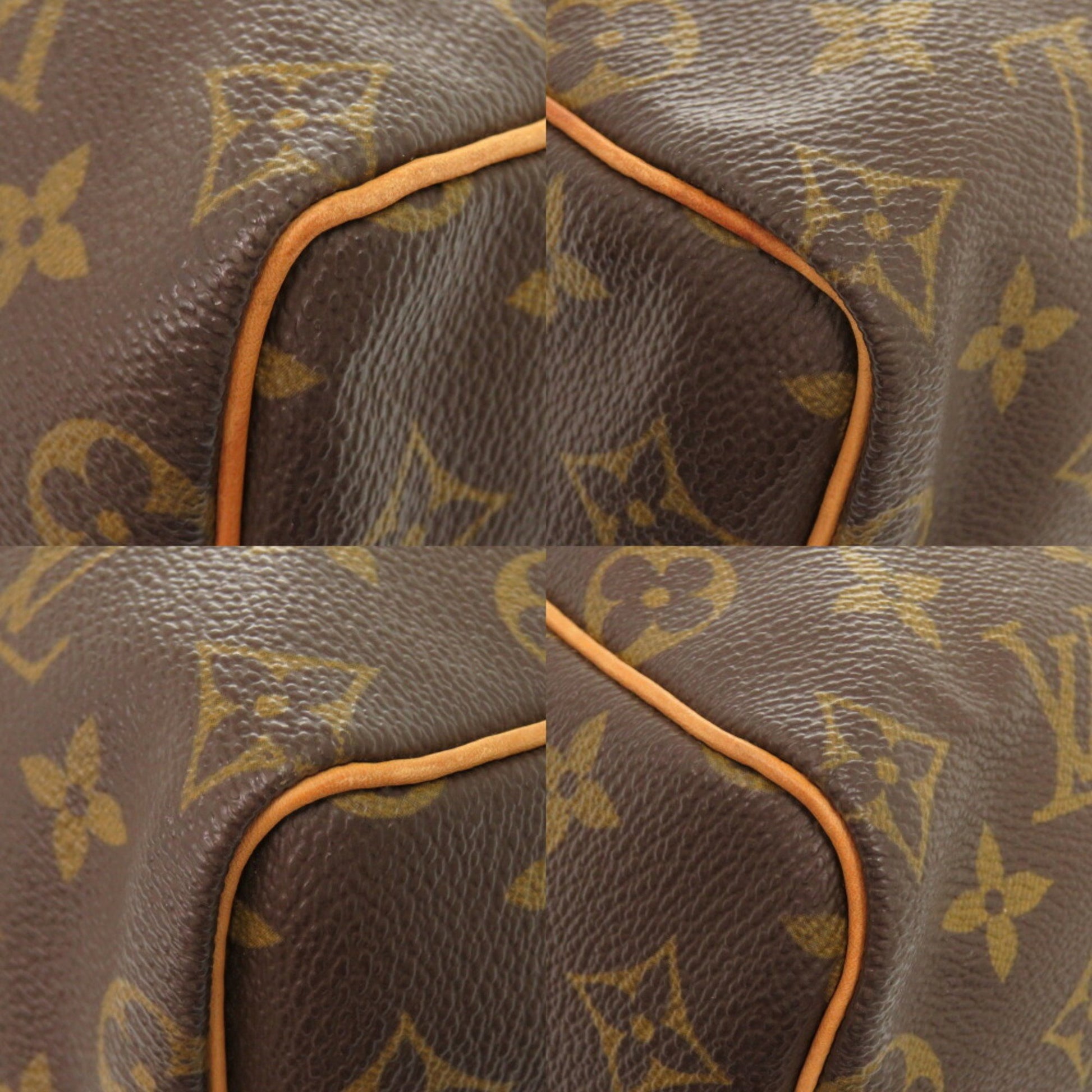 Louis Vuitton Speedy 25, Brown, Canvas, handbag