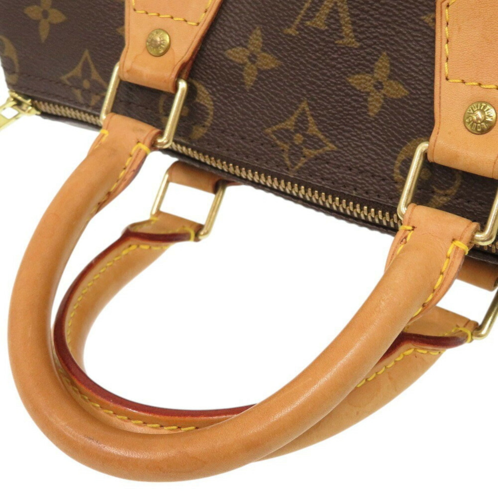 Louis Vuitton Speedy 25, Brown, Canvas, handbag