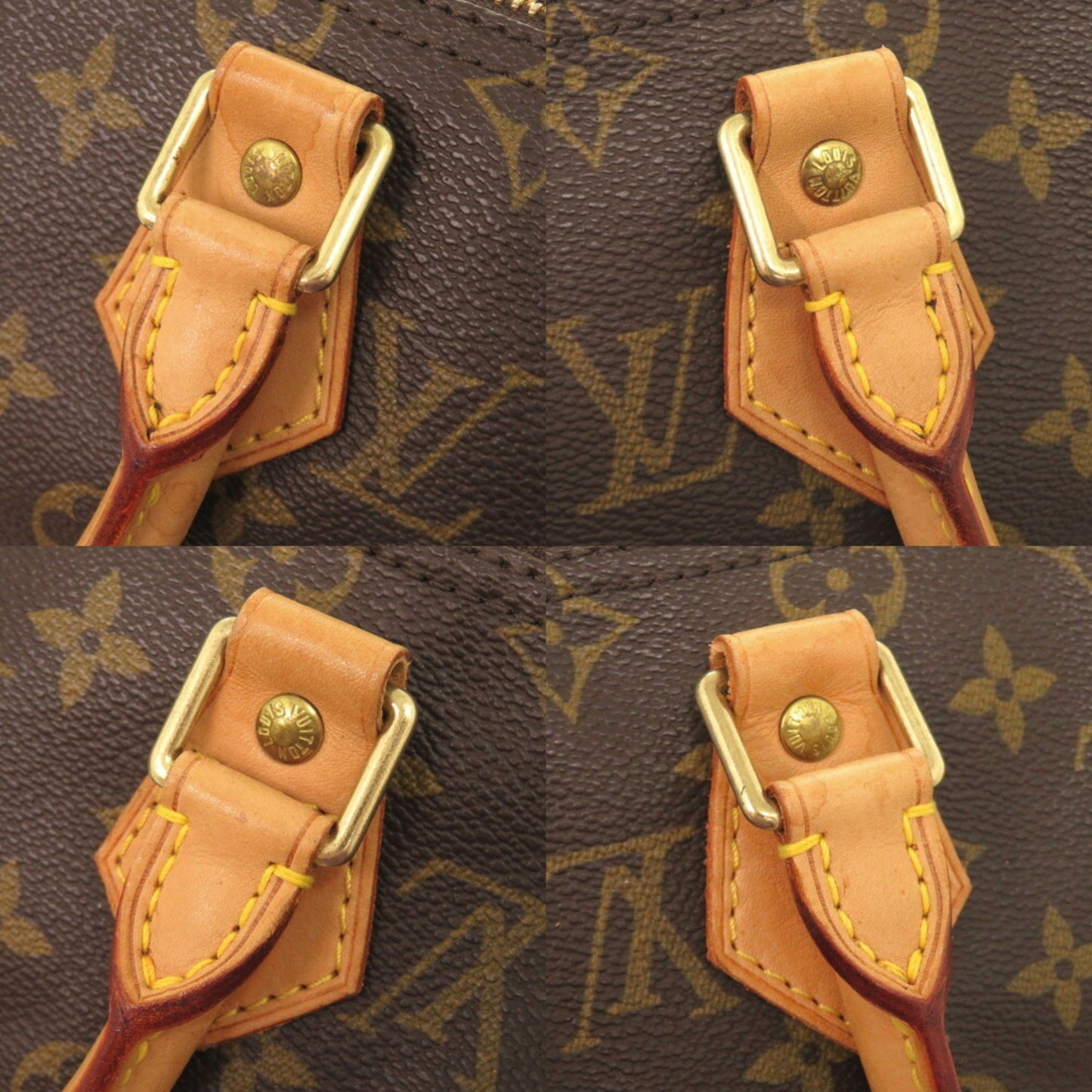 Louis Vuitton Speedy 25, Brown, Canvas, handbag