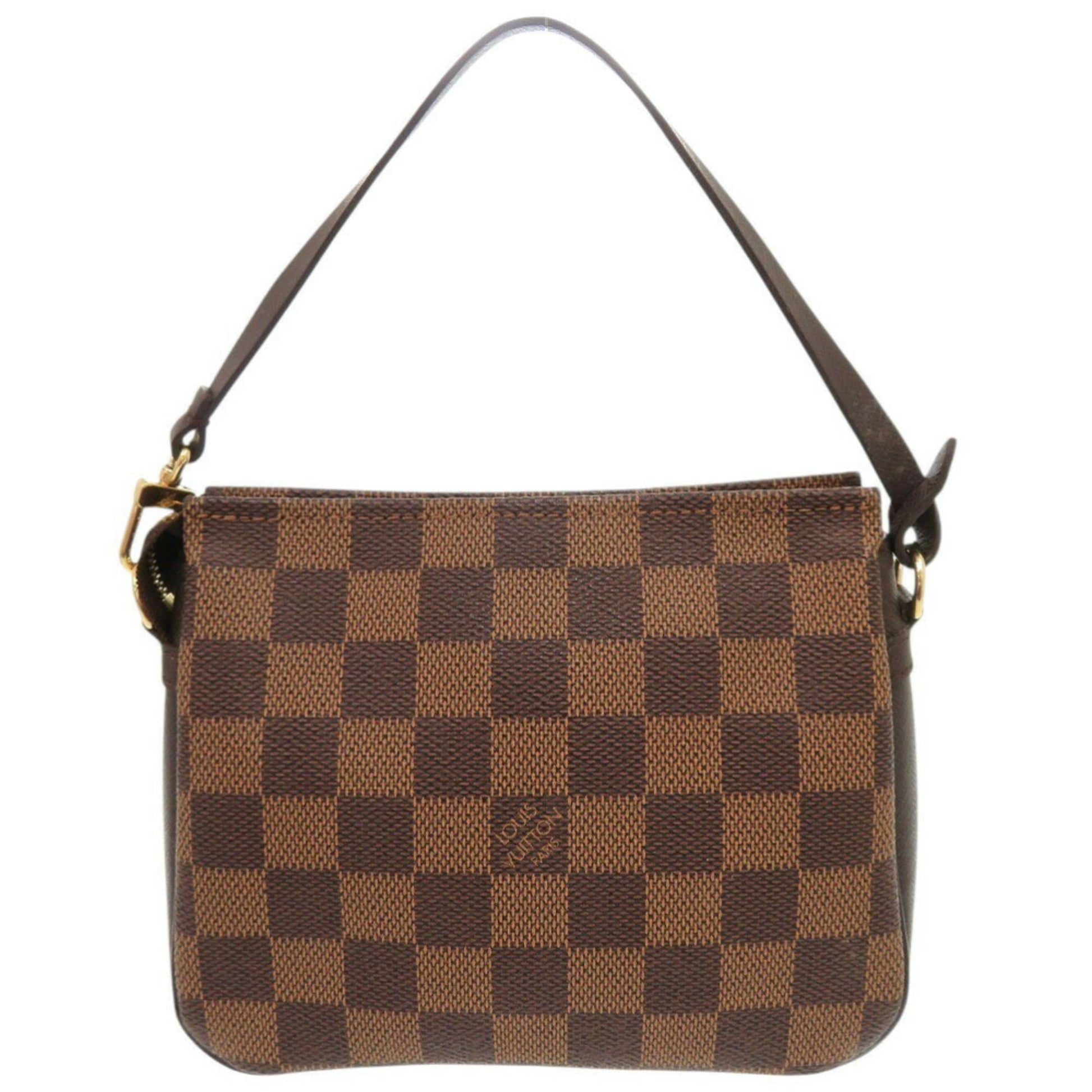 Louis Vuitton Trousse makeup, Brown, Canvas, clutch