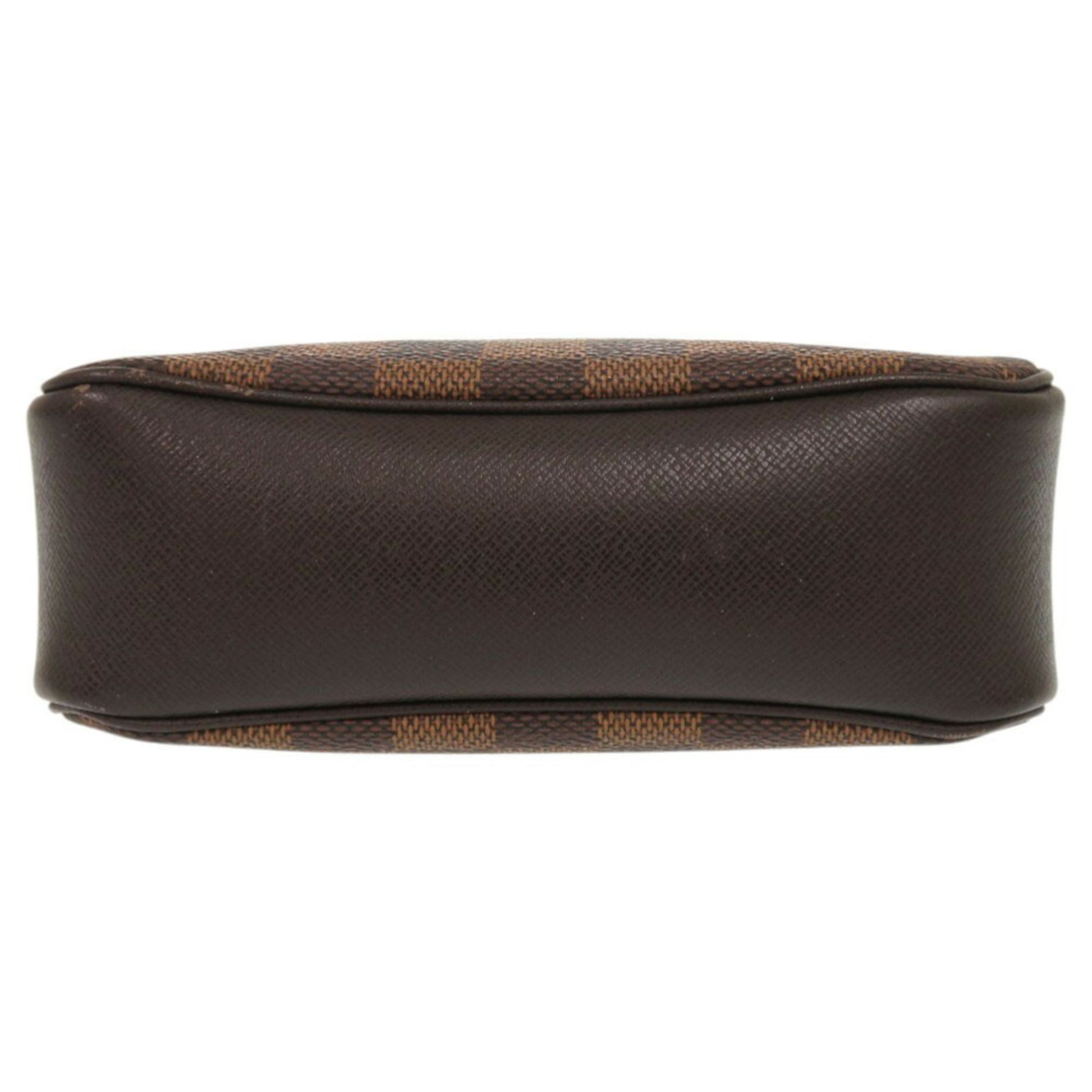 Louis Vuitton Trousse makeup, Brown, Canvas, clutch