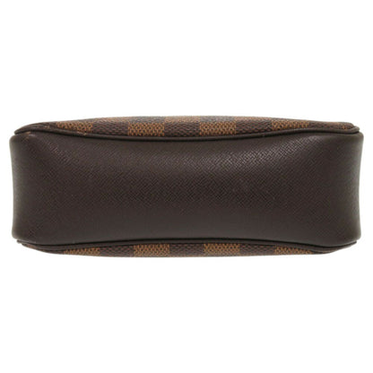 Louis Vuitton Trousse makeup, Brown, Canvas, clutch