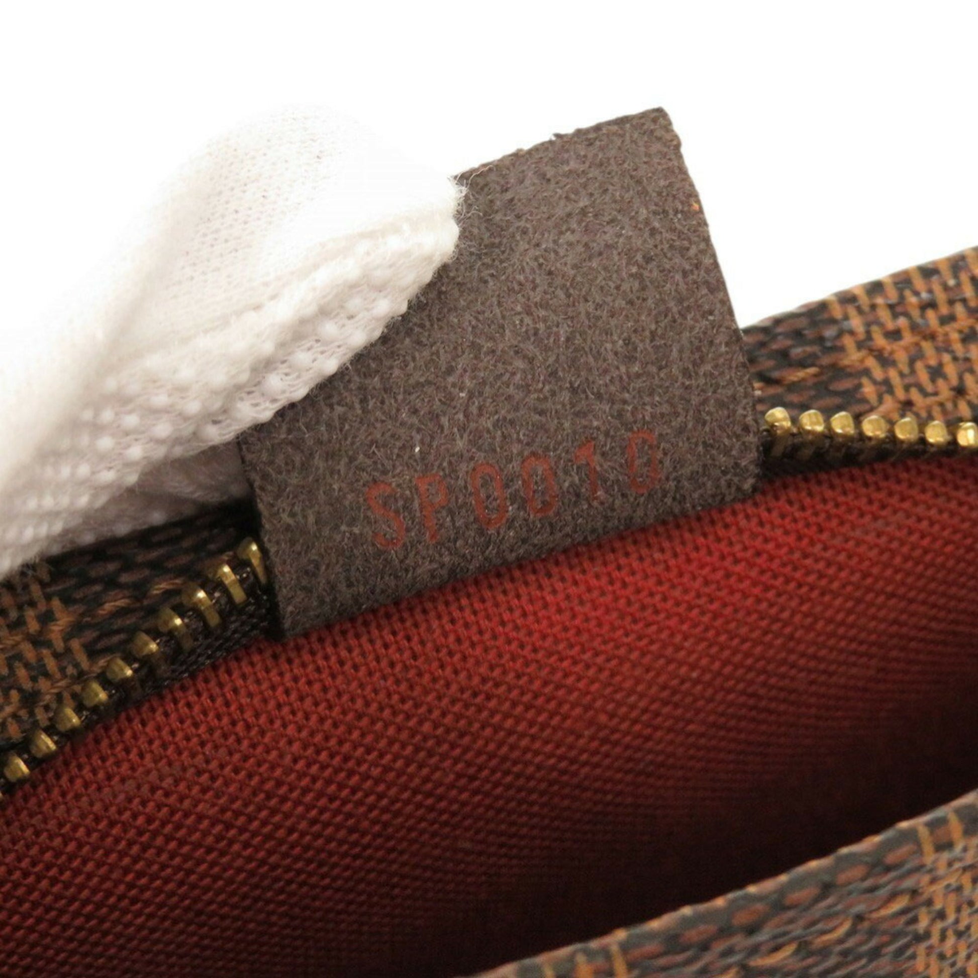 Louis Vuitton Trousse makeup, Brown, Canvas, clutch
