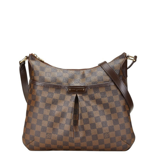 Louis Vuitton Bloomsbury, Brown, Canvas, shoulder