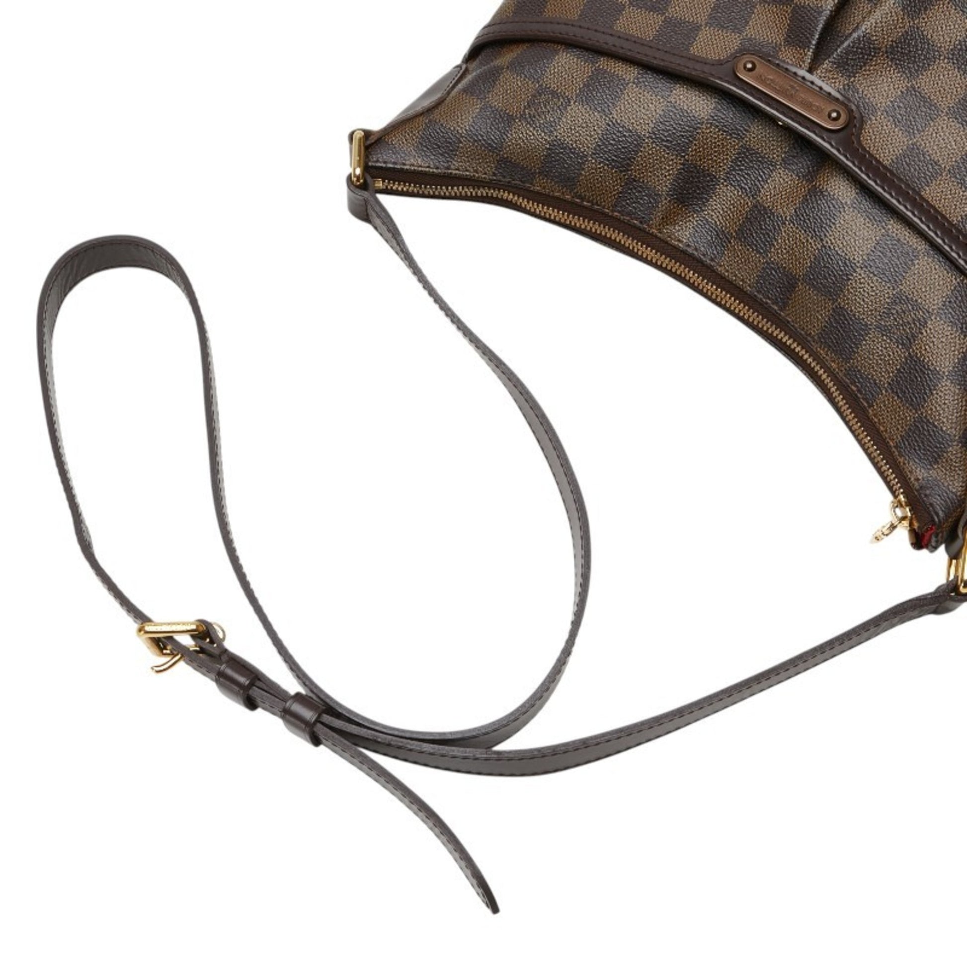 Louis Vuitton Bloomsbury, Brown, Canvas, shoulder
