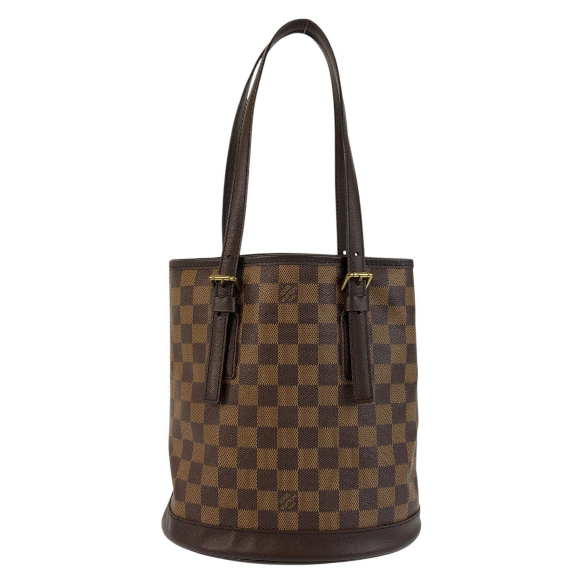 Louis Vuitton Marais, Brown, Canvas, tote