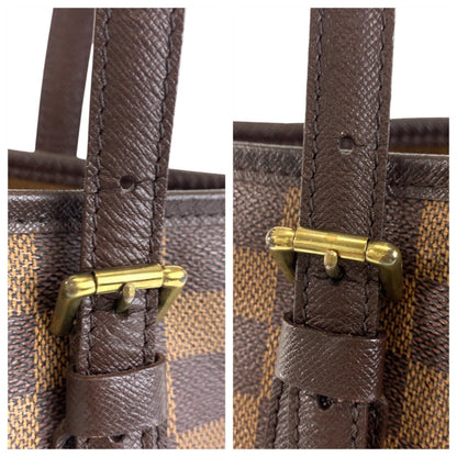 Louis Vuitton Marais, Brown, Canvas, tote