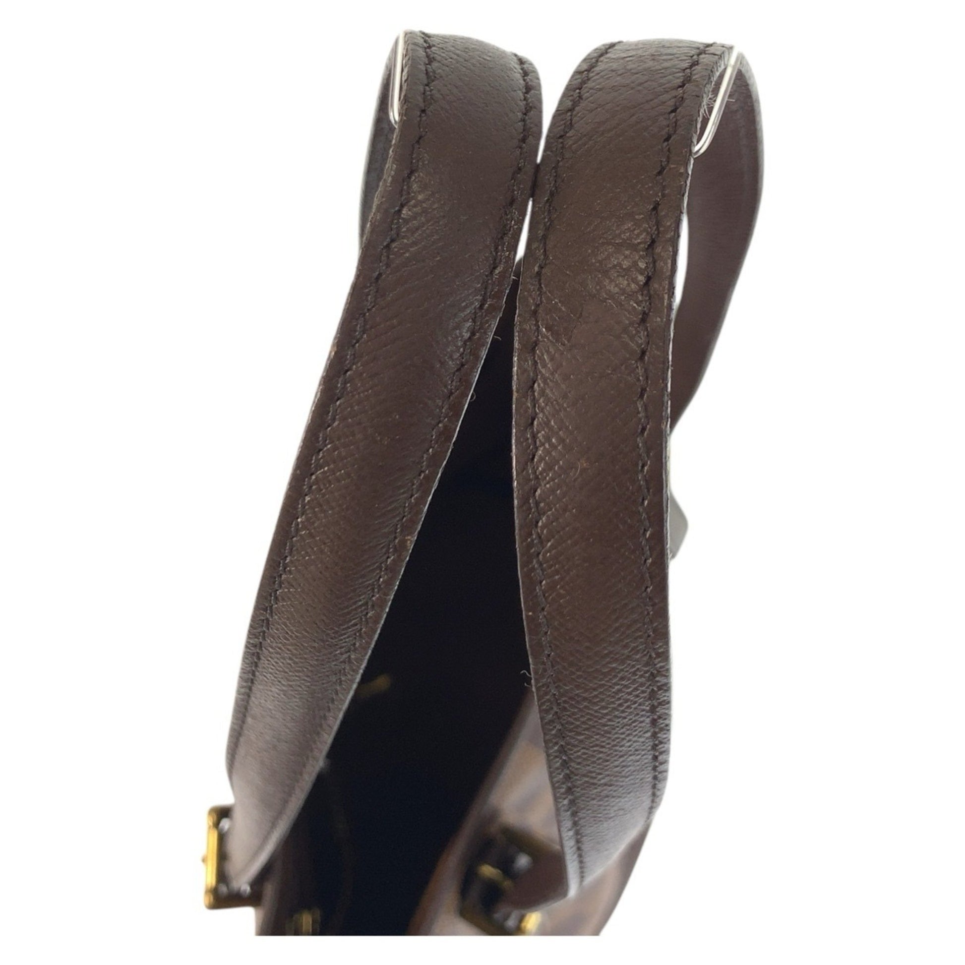 Louis Vuitton Marais, Brown, Canvas, tote