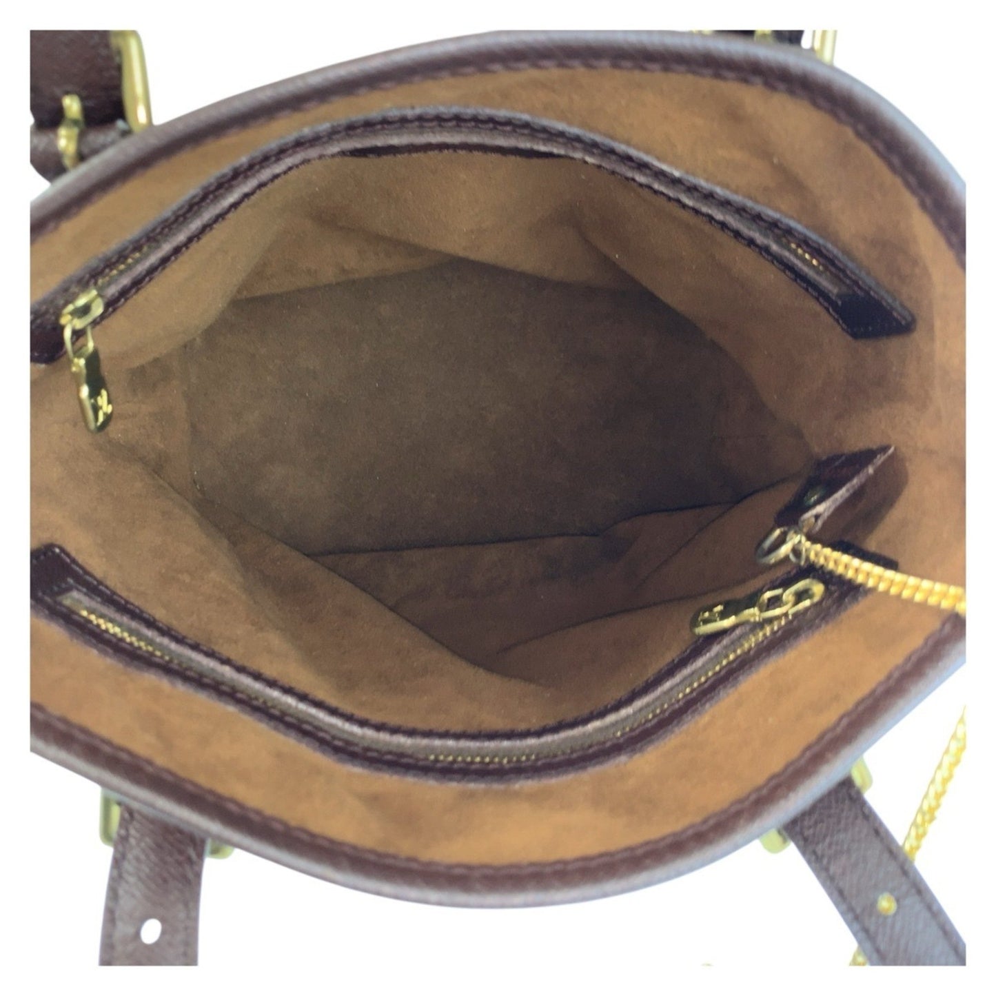Louis Vuitton Marais, Brown, Canvas, tote