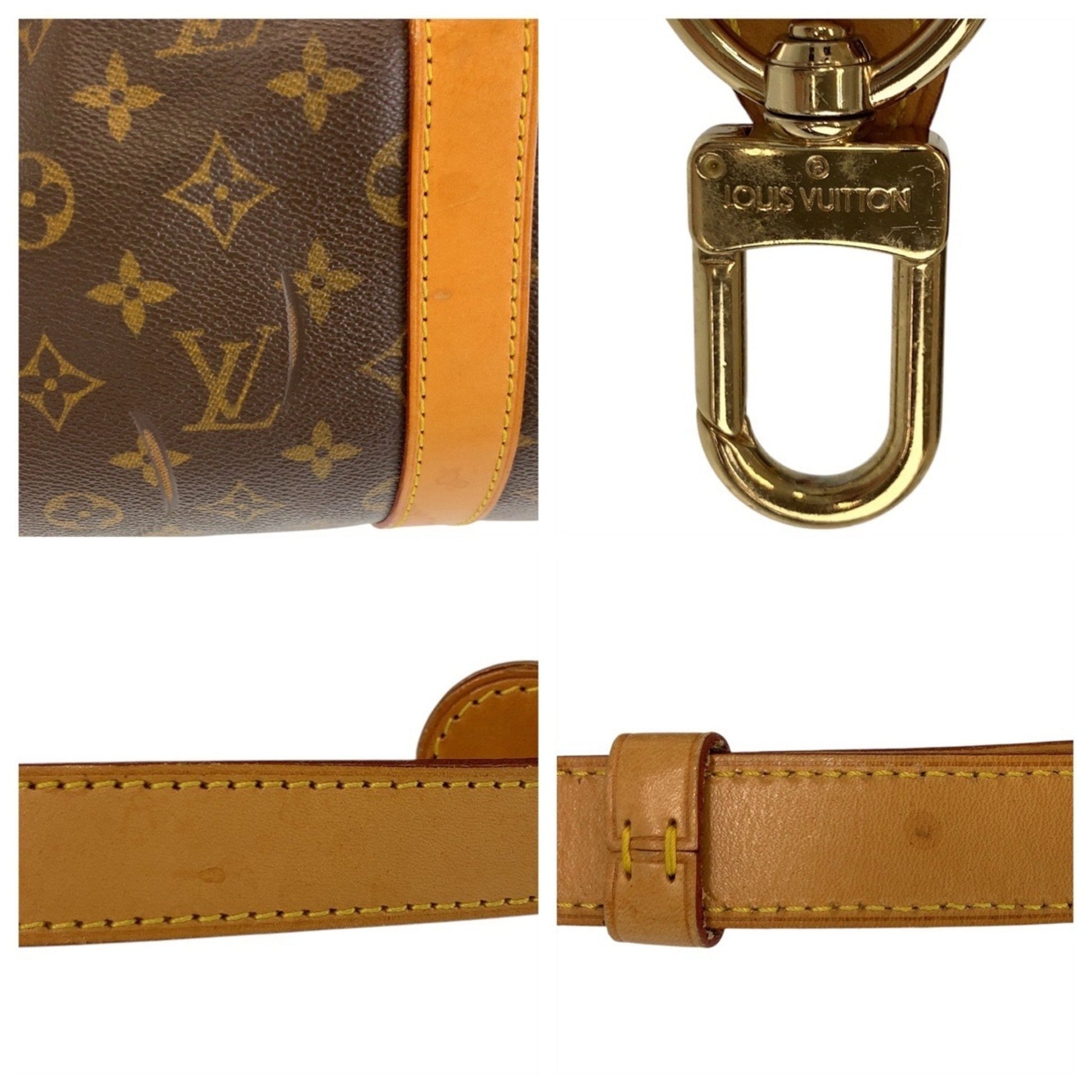 Louis Vuitton Keepall 50, Brown, Canvas, travel