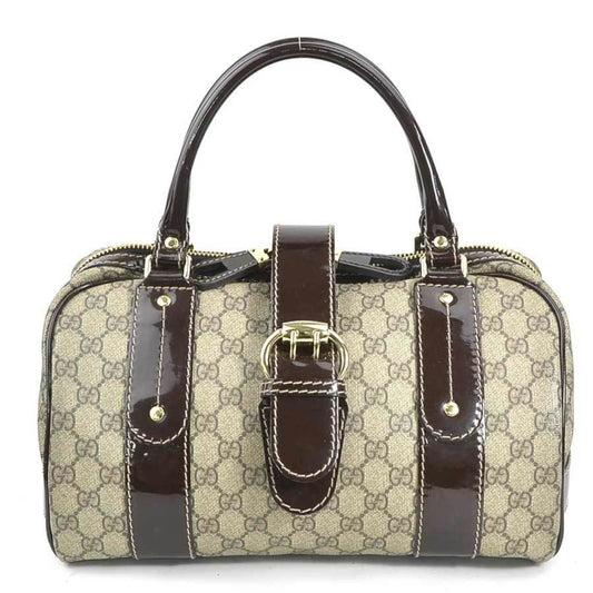 Gucci GG Supreme, Beige, Canvas, handbag
