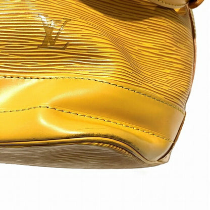 Louis Vuitton Noé, Yellow, Leather, shoulder