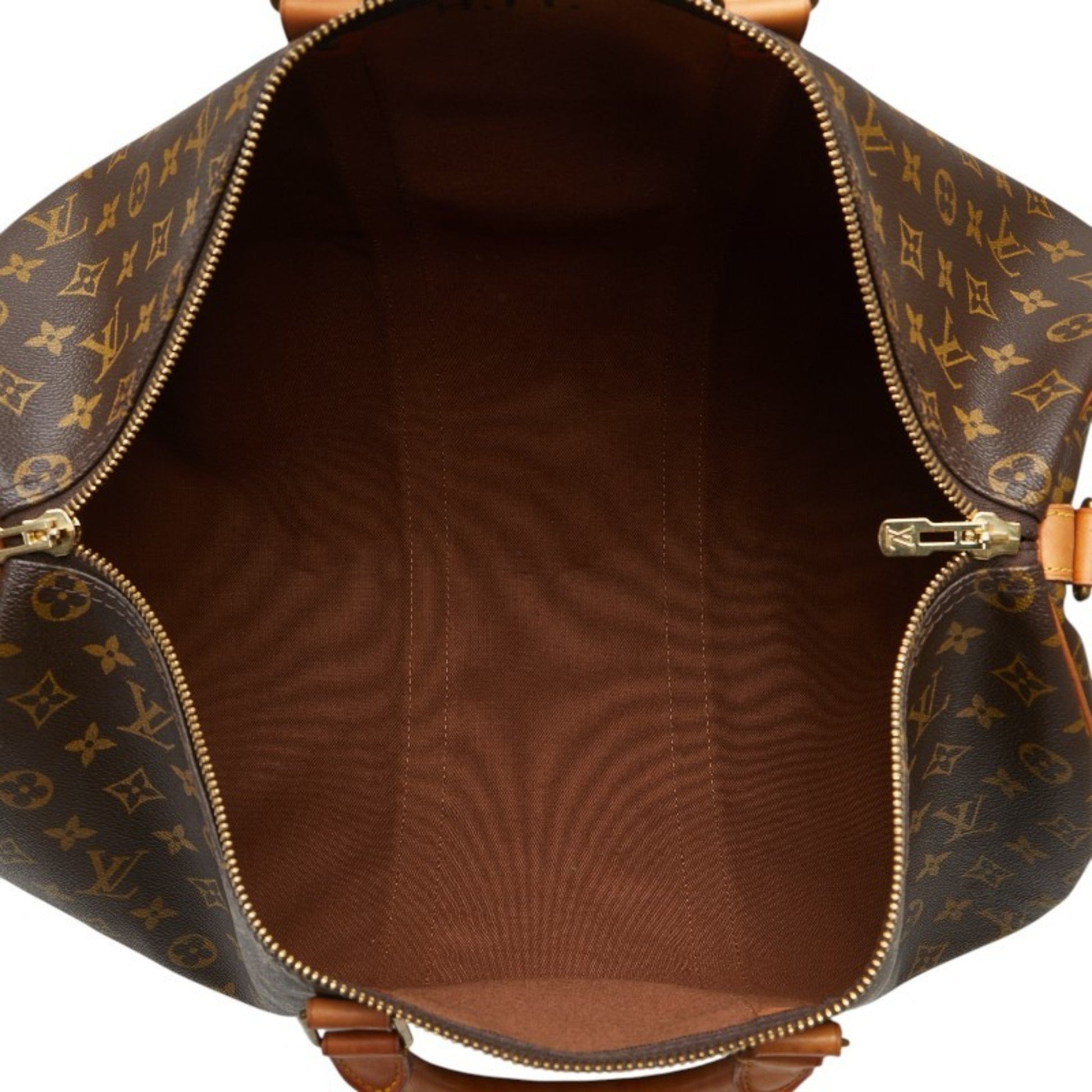 Louis Vuitton Keepall Bandouliere 50, Brown, Canvas, shoulder