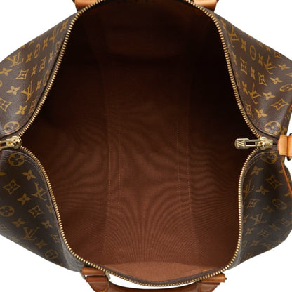 Louis Vuitton Keepall Bandouliere 50, Brown, Canvas, shoulder
