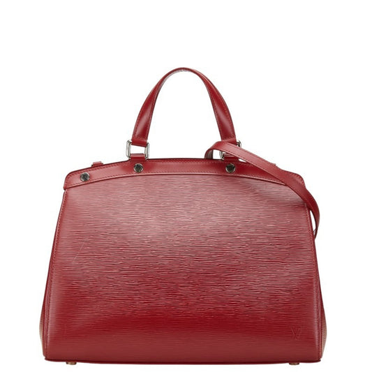 Louis Vuitton Brea, Red, Leather, handbag