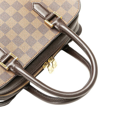 Louis Vuitton Triana, Brown, Canvas, handbag