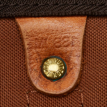 Louis Vuitton Keepall 60, Brown, Canvas, travel