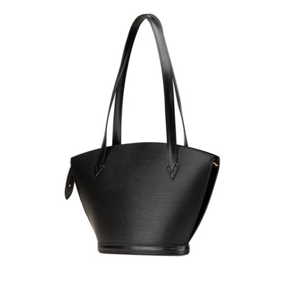 Louis Vuitton Saint Jacques, Black, Leather, handbag