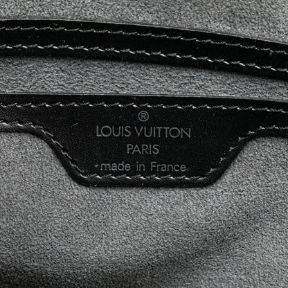 Louis Vuitton Saint Jacques, Black, Leather, handbag