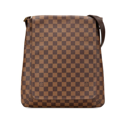 Louis Vuitton Musette Salsa, Brown, Canvas, shoulder