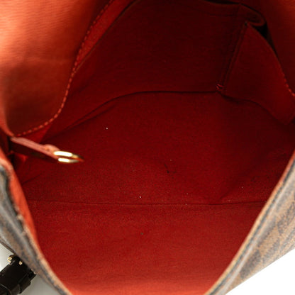 Louis Vuitton Musette Salsa, Brown, Canvas, shoulder