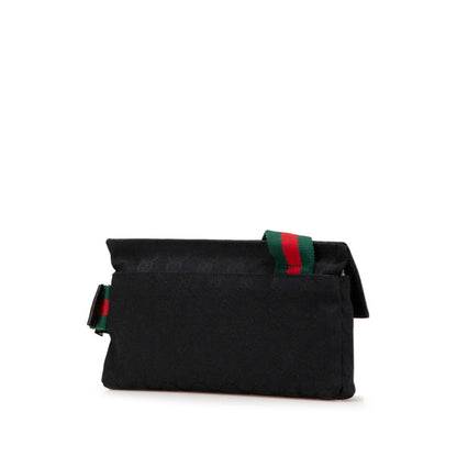 Gucci Ophidia, Black, Canvas, shoulder