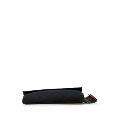Gucci Ophidia, Black, Canvas, shoulder