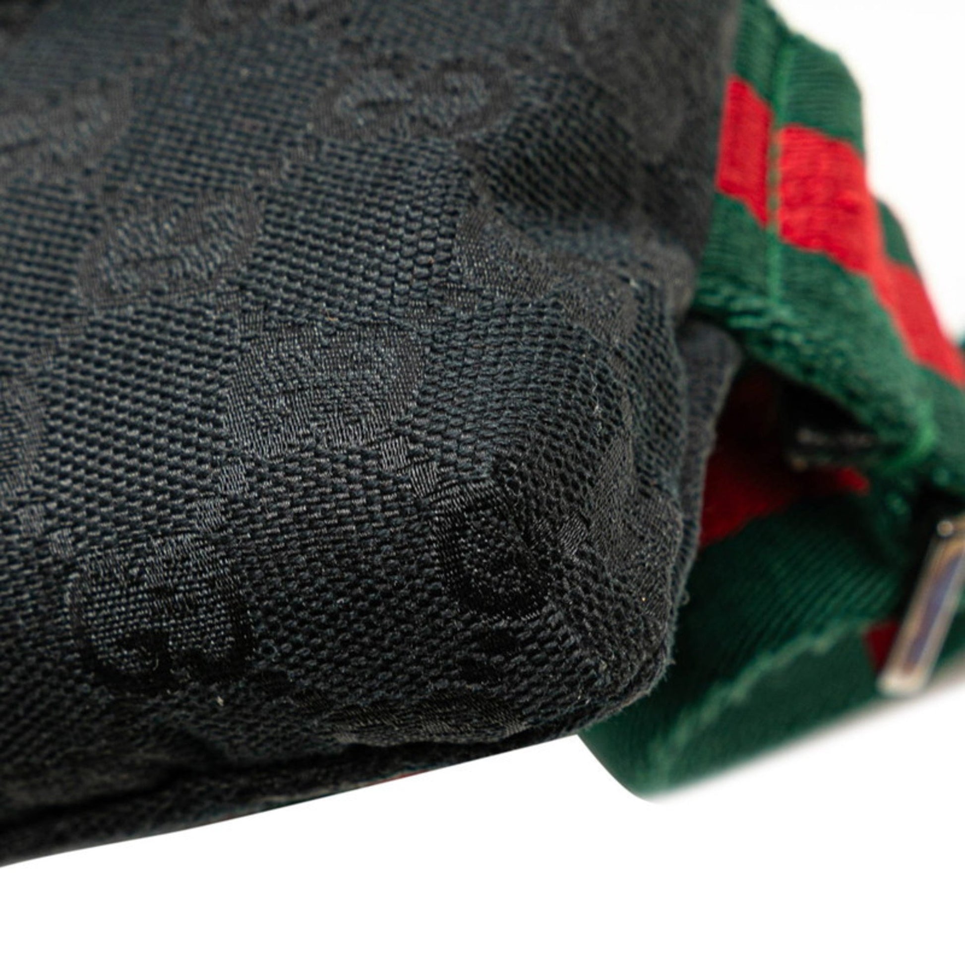 Gucci Ophidia, Black, Canvas, shoulder