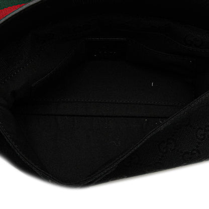 Gucci Ophidia, Black, Canvas, shoulder