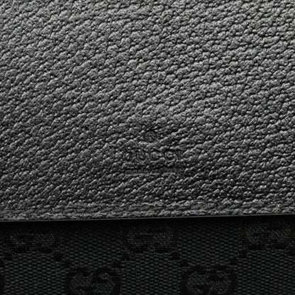 Gucci Ophidia, Black, Canvas, shoulder