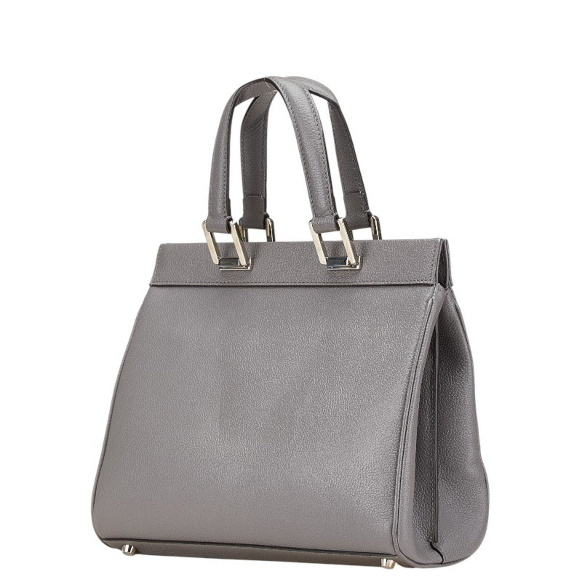 Gucci Zumi, Grey, Leather, handbag