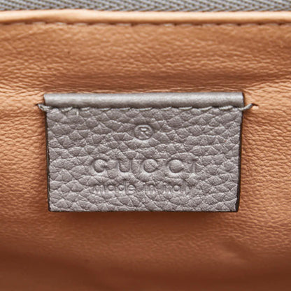 Gucci Zumi, Grey, Leather, handbag