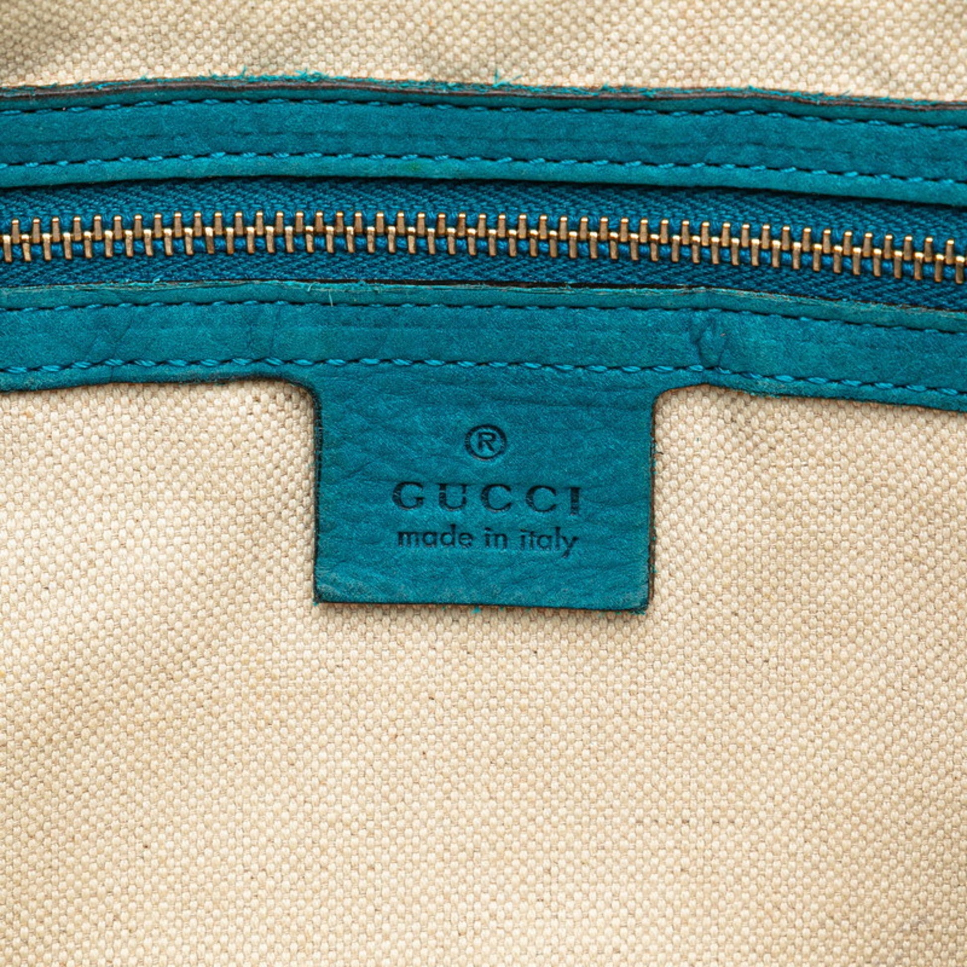 Gucci Boston, Beige, Leather, shoulder