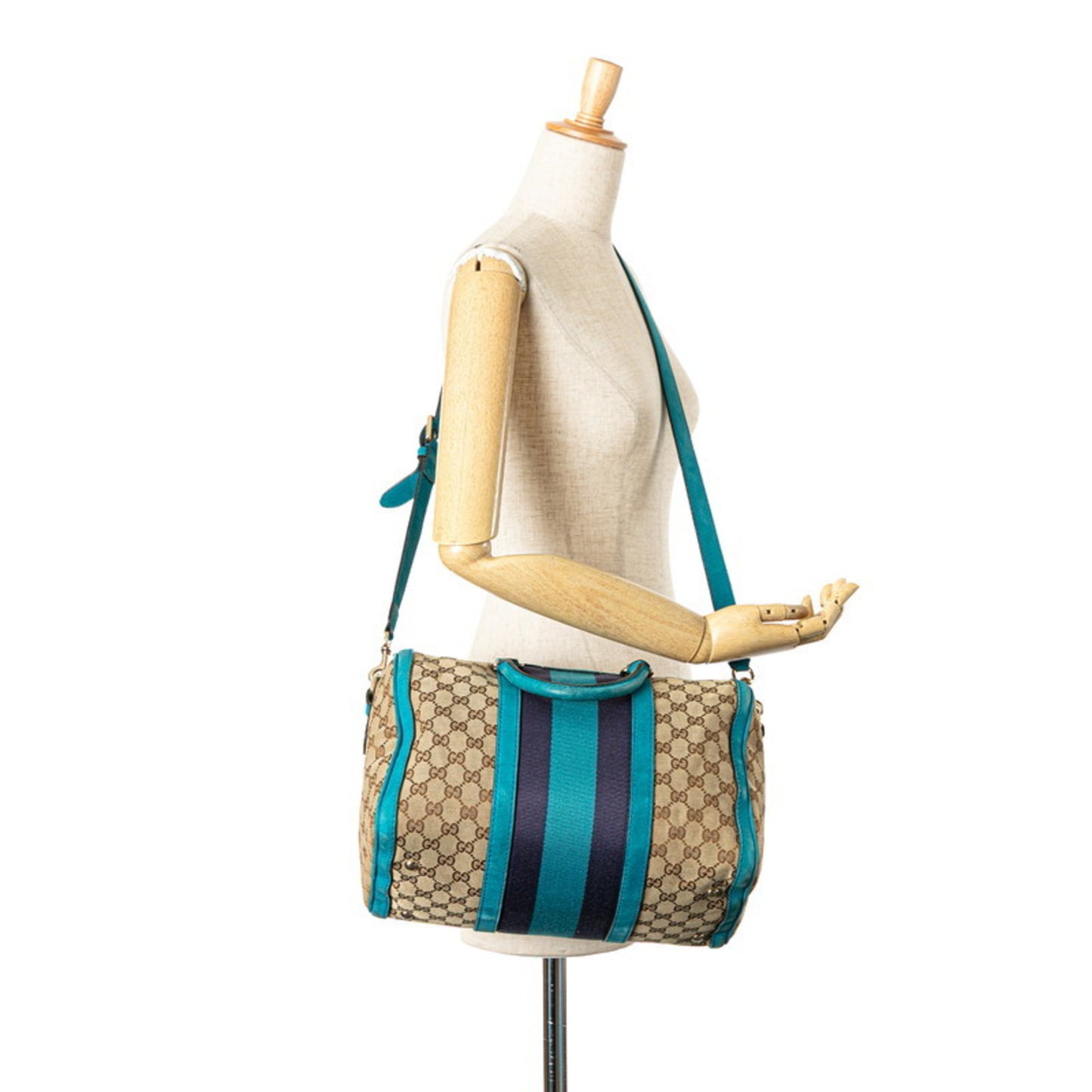 Gucci Boston, Beige, Leather, shoulder