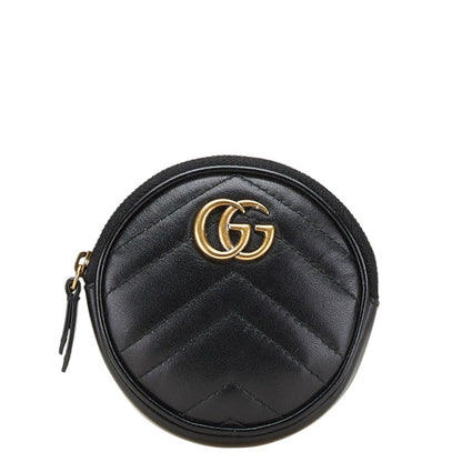 Gucci Marmont, Black, Leather, wallet