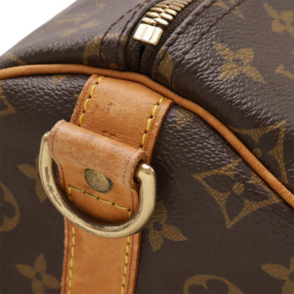 Louis Vuitton Keepall Bandoulière 55, Brown, Canvas, travel
