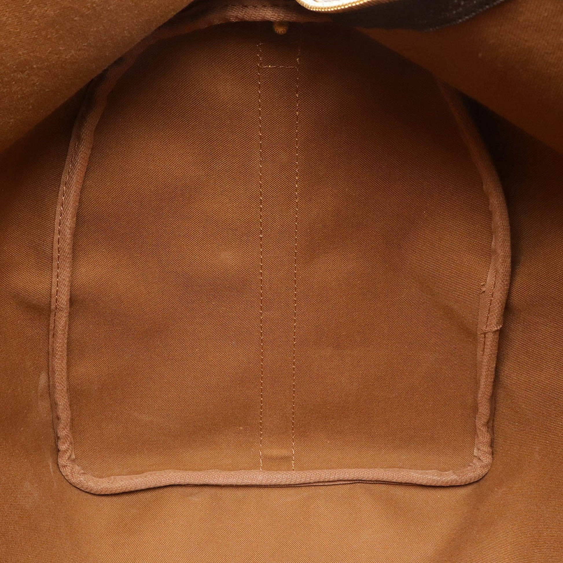 Louis Vuitton Keepall Bandoulière 55, Brown, Canvas, travel