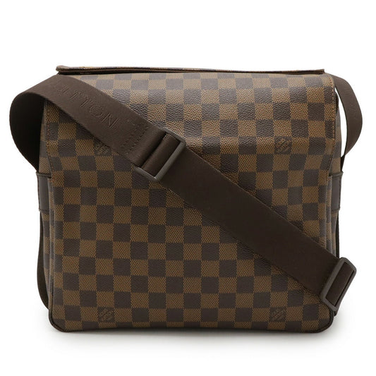 Louis Vuitton Naviglio, Brown, Canvas, shoulder