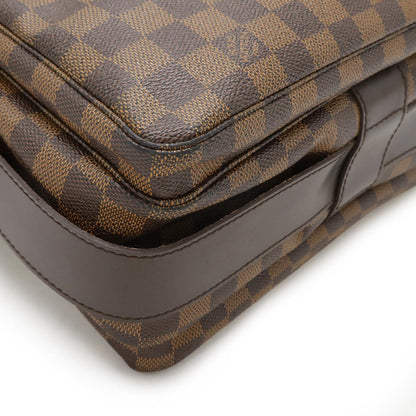 Louis Vuitton Naviglio, Brown, Canvas, shoulder