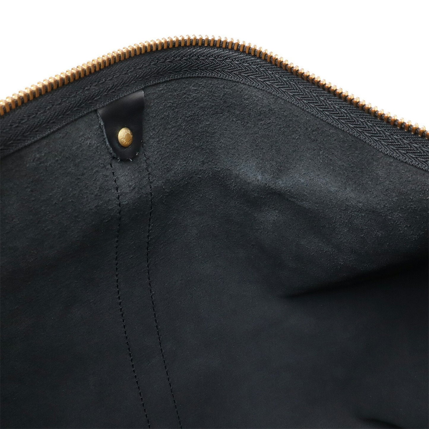 Louis Vuitton Keepall 60, Black, Leather, travel