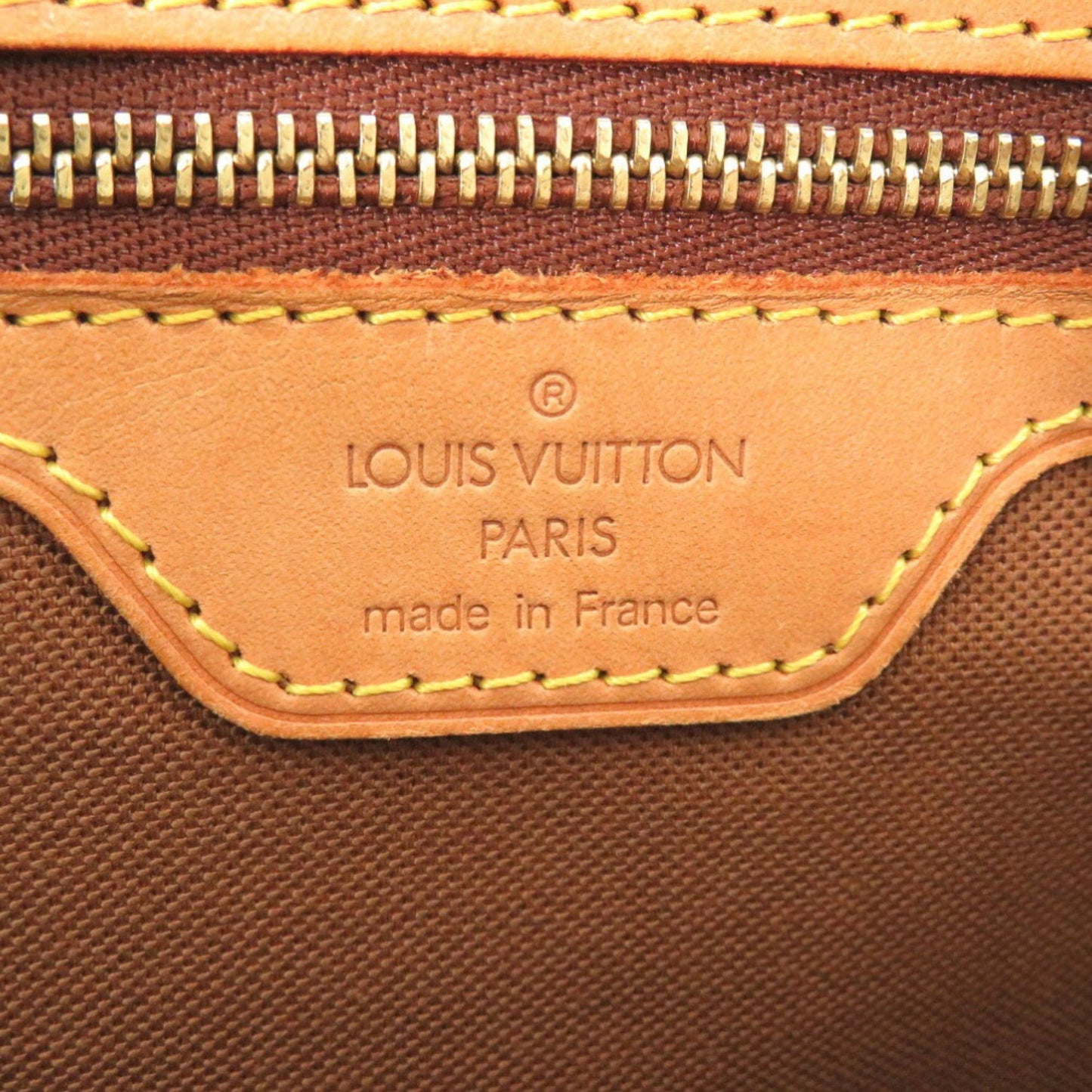 Louis Vuitton Cabas Piano, Brown, Canvas, tote