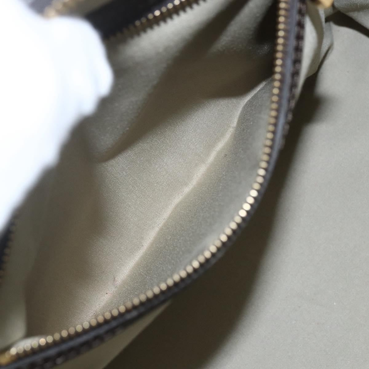 Louis Vuitton Josephine Mini Lin, Khaki, Canvas, Handbag